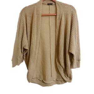 Earthbound Trading Company Cream/Tan Cardigan